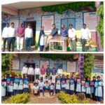 कुंभेजच्या बागल विद्यालयात भारतरत्न डॉ बाबासाहेब आंबेडकर यांची जयंती साजरी ; विद्यार्थ्यांना शैक्षणिक साहित्यांचे वाटप