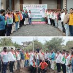 करमाळ्यात भारतीय जनता पार्टी आणि नंदन प्रतिष्ठानच्या वतीने जागतिक पर्यावरण दिनानिमित्त वृक्षारोपण कार्यक्रम संपन्न